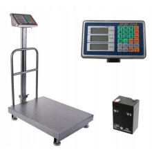 RAKTÁRI MÉRLEG 150 KG-OS ZSÁKTARTÓVAL 30X40CM, 10G LCD ELEMMEL