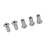 Iron Plated Nickel Flat Nuts Hex Nut Round Head 15
