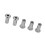 Iron Plated Nickel Flat Nuts Hex Nut Round Head 11