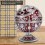 Vintage Windproof Wine Red Globe Fly Dragon Ashtray, 12.5cm 6
