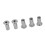 Iron Plated Nickel Flat Nuts Hex Nut Round Head 12