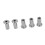 Iron Plated Nickel Flat Nuts Hex Nut Round Head 13
