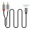 Lightning to RCA Audio Cable: 1m Y Splitter Adapter for iOS Devices and DJ Controllers 3