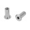 Iron Plated Nickel Flat Nuts Hex Nut Round Head 3