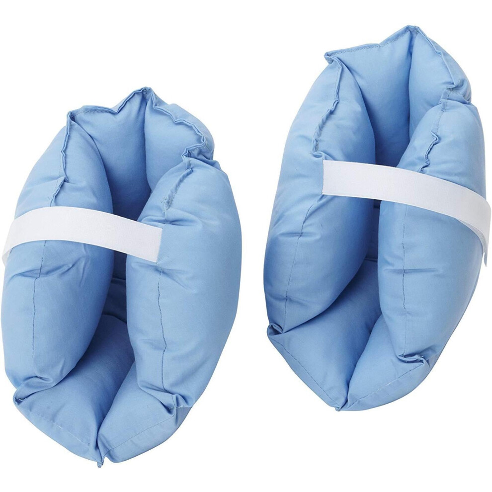 Blue Heel Pillows Cushions Foot Support Pillow For Heel Pain Relief, Boot Heel Protector Cushion For Sores And Ulcers