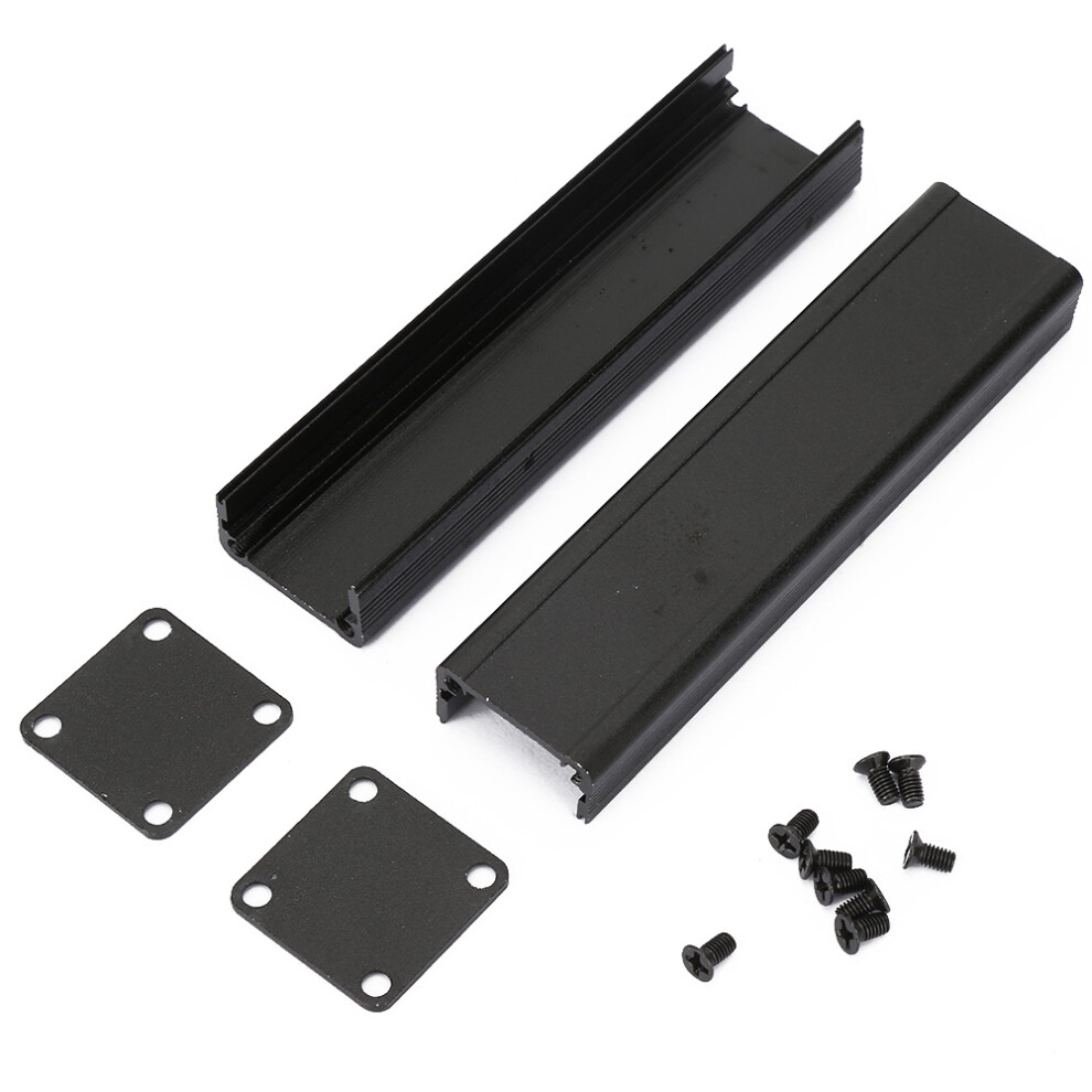 Aluminum Enclosure Pcb Instrument Shell Electronic Black