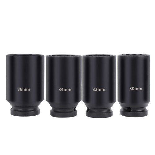 4Pcs Impact Socket High Hardness Chrome Molybdenum 2