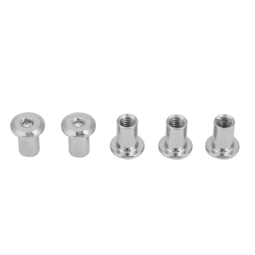 Iron Plated Nickel Flat Nuts Hex Nut Round Head 2