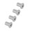 Iron Plated Nickel Flat Nuts Hex Nut Round Head 8