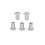 Iron Plated Nickel Flat Nuts Hex Nut Round Head 5