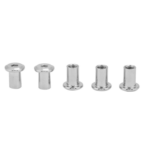 Iron Plated Nickel Flat Nuts Hex Nut Round Head 1