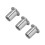 Iron Plated Nickel Flat Nuts Hex Nut Round Head 4