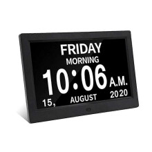 8inch Digital Calendar Day Clocks Extra Large for Vision Impaired