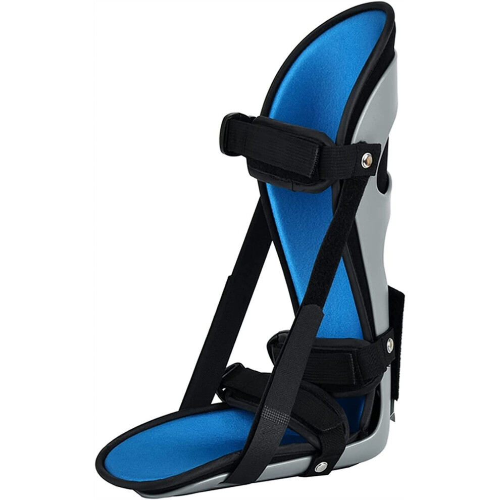 Knee Ankle Foot Orthosis Brace for Leg Fracture Recovery, Adjustable Walking Boots for Ankle Sprain, Sizes L & M