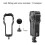 (Black) Auto-clamping Cellphone Holder Support Stand Charging Dock Magnetic Charger 3