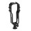 (Black) Auto-clamping Cellphone Holder Support Stand Charging Dock Magnetic Charger 5