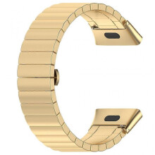 (Gold) Stainless Steel Strap for Redmi Watch 3 Wristband Watch Replacement Band Belt