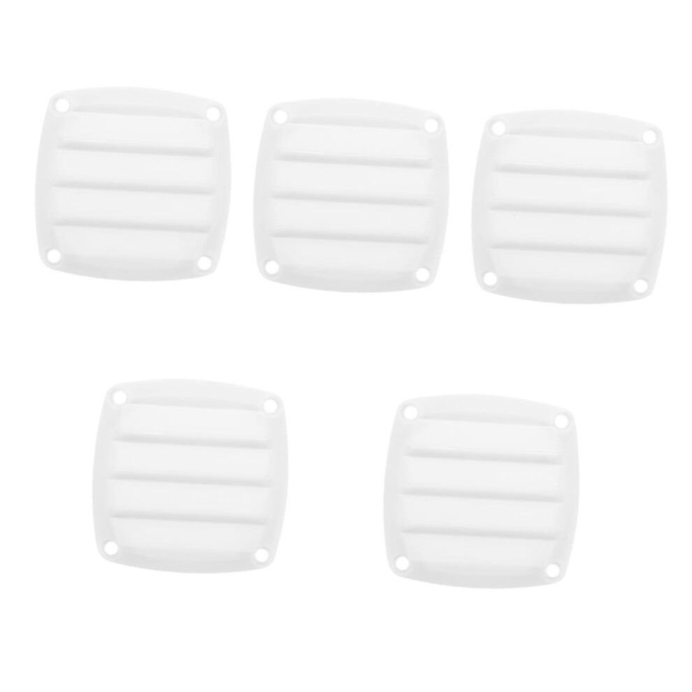 5Pcs Rv Louvered Vent Cover Exhaust Vent For Rvs Boats Yachts Durable Easy Install Weather-Resistant Design 6447073369865