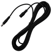5.5x2.1mm Male Female Power Cord Extend Wire 5M Cable for CCTV Camera Router