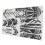 ENLEE 3D Mountain Bike Protective Stickers Set 10