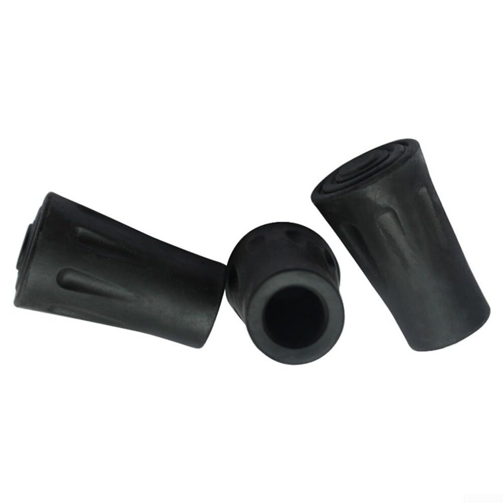 Anti Slip Rubber Tip for Canes and Crutches, Oblong Head, Durable Material, Enhanced Grip for Outdoor Use