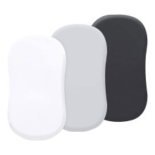 Baby Fitted Sheets Pack of 3 - Soft Cotton Crib Mattress Covers for Bassinets and Cradles, Removable Baby Bedding Set