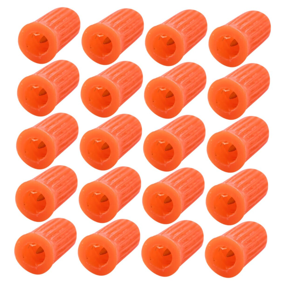 Glue Bottle Piercing Nozzles 20pcs Eyelash Adhesive Replacement Caps for Professional Salon Use and Precision Application