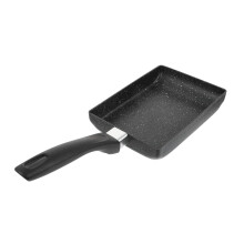Non Stick Square Frying Pan 10 Inch Lightweight Omelette Pan Versatile Cooking Tool for Eggs Steaks Pancakes