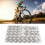 ENLEE 3D Mountain Bike Protective Stickers Set 12