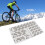 ENLEE 3D Mountain Bike Protective Stickers Set 11