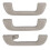 3Pcs Inner Roof Pull Grab Handle 74610‑52020 1