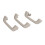 3Pcs Inner Roof Pull Grab Handle 74610‑52020 2