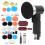 48Pcs Air Sander Black Eccentric Pneumatic Car 1