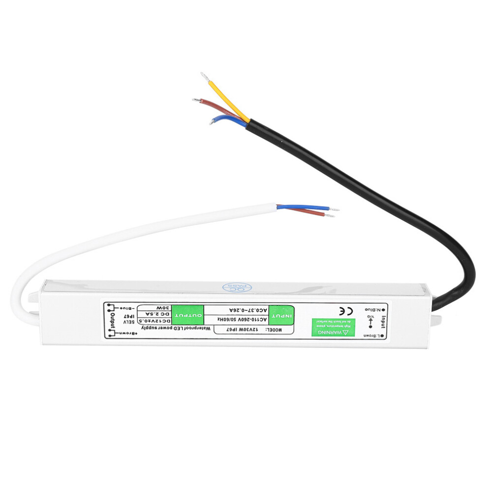 12V 30W LED Waterproof Switch Power Supply Outdoor