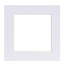 Nicola Spring 6"x 6" Picture Mount For 8"x 8" Frame Square Greeting Card Display