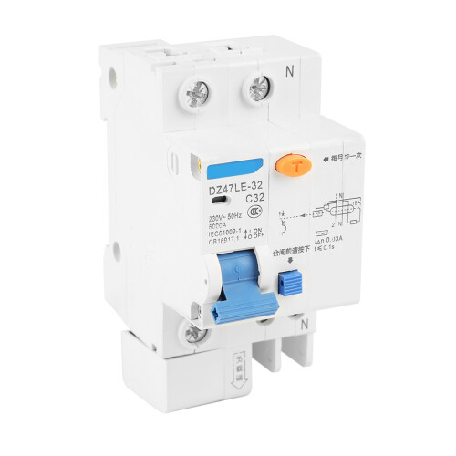 DZ47LE‑32 1p N C32 RCCB Residual Current Circuit 1