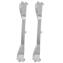 2Pcs Chrome Drum Lugs Snare Hardware Kit 20cm Silver Spare Accessories
