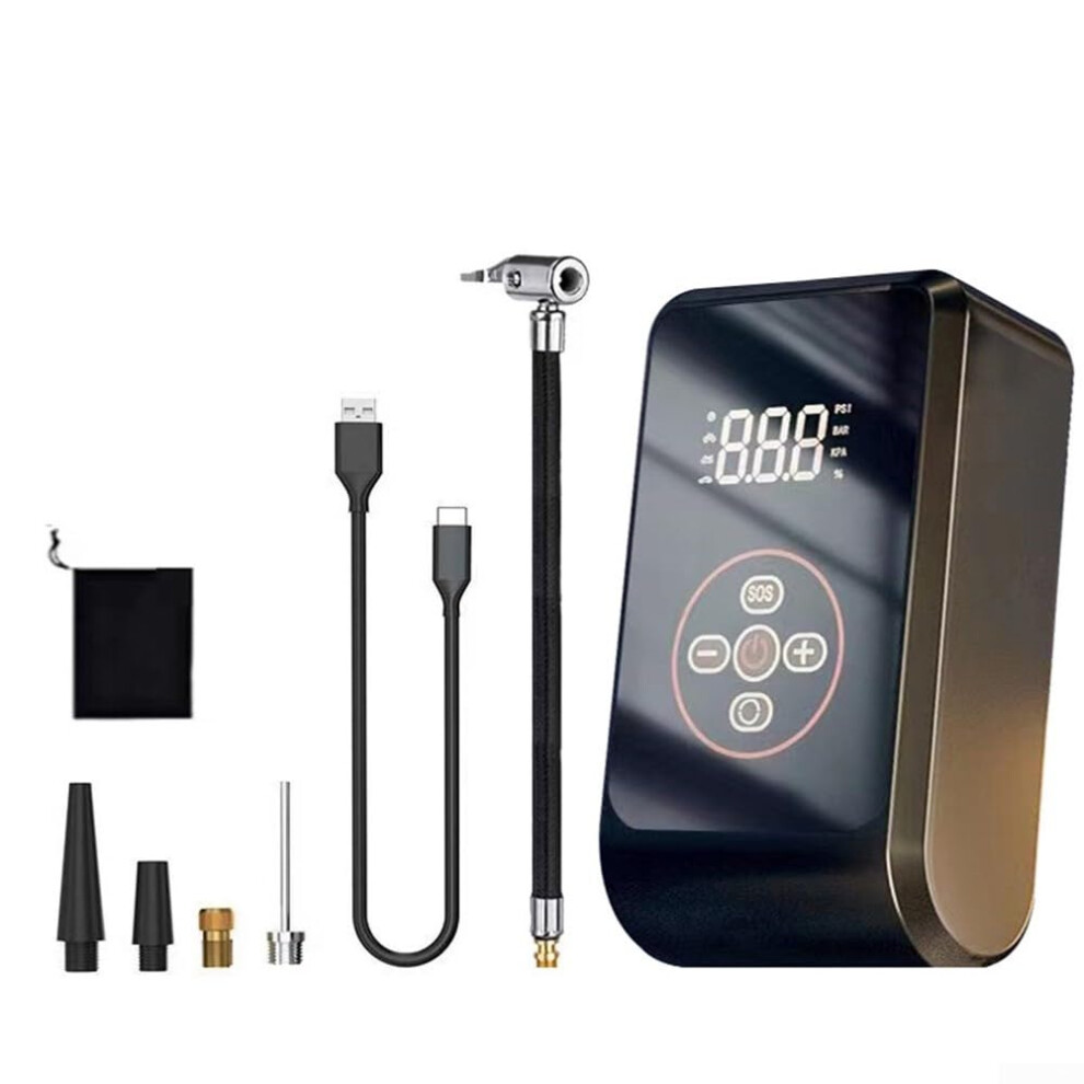Lightweight 120W Cordless Tire Pump For Fast Inflation Of Tires, Sports Equipment, And Inflatable Items 6447073373404