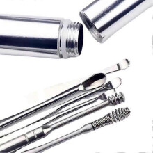 6 Pcs Ear Wax Cleaner Spiral Ear Wax Removal - Metal Ear Cleaner Ear Scoop Spiral Ear Wax Remover, Safe Spiral Ear Cleaner Ear Curette Spoon Ear Picke