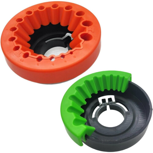 Drill Bit Sharpener Tool for Various Drill Bit Types, Orange, Compact Design, Easy to Use, Durable Material 2