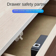 Smart Wood Door Lock Keyless Invisible Electronic Lock Ic Card Ttlock App Unlock Cabinet Locker Furniture Drawer Lock