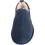 (UK9, Navy) Jasper, Genuine Sheepskin Slipper with Rubber Sole 2