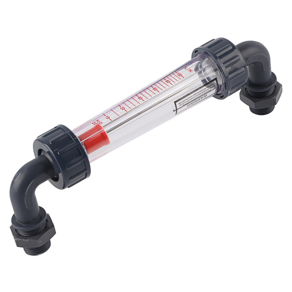 LZS-15W Elbow Liquid Flowmeter ABS Plastic Tube