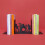 Supporto per libri - Balvi - The Band - Metallo - Nero - Design originale 3