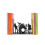 Supporto per libri - Balvi - The Band - Metallo - Nero - Design originale 1