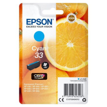 Cartucho de tinta EPSON 33 - Cian - 4.5 ml - para Expression Home y Premium