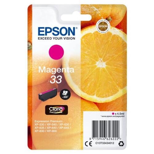 Epson EPSON Cartouche d'encre originale 33 - 4.5 ml - Magenta 2