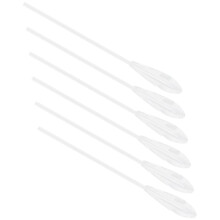 6 Stück Acrylic Große Sinker Schwimmhilfen Angelzubehör Transparent Weiß (5g)