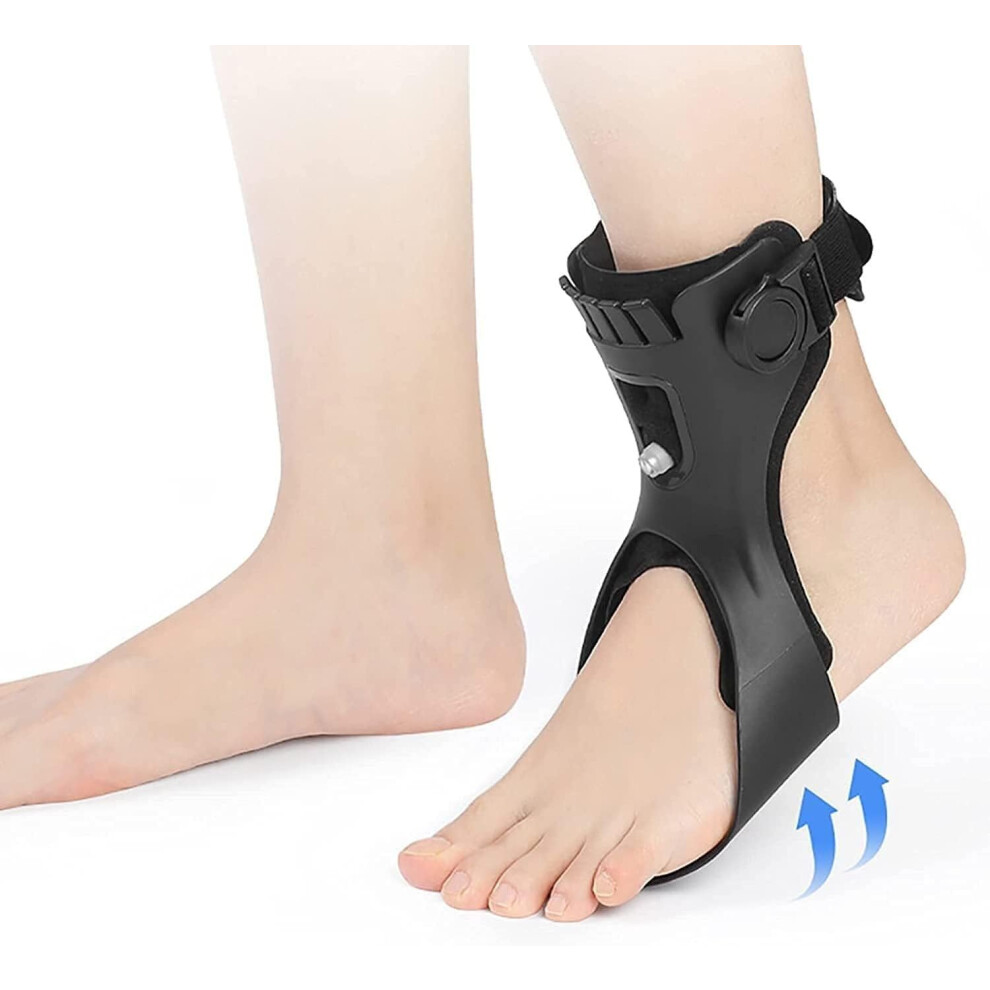 Ankle Foot Orthosis Ankle Brace with Inflatable Airbag for Hemiplegia Walking Pain Relief Right Size M