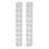 2pcs 3106‑0009‑0072 Robotic Structure Square Beam 4